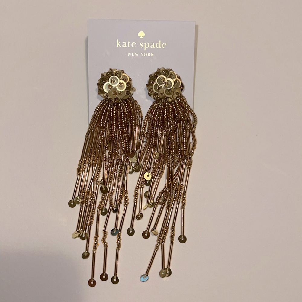 Kate Spade gold earrings